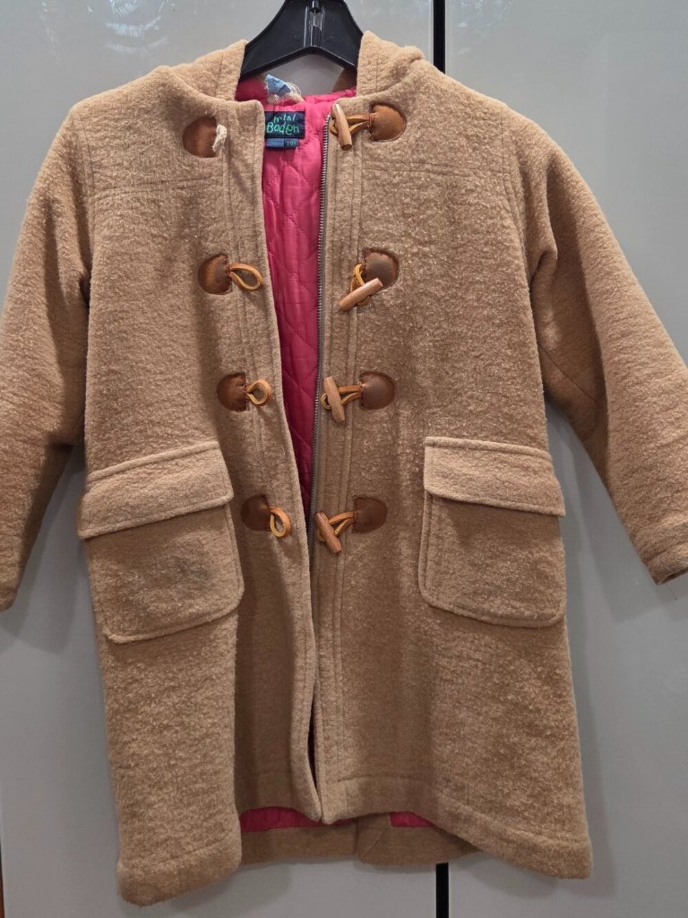 Wool blend duffle coat! Warm!
